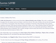 Tablet Screenshot of live.al-marifat.org